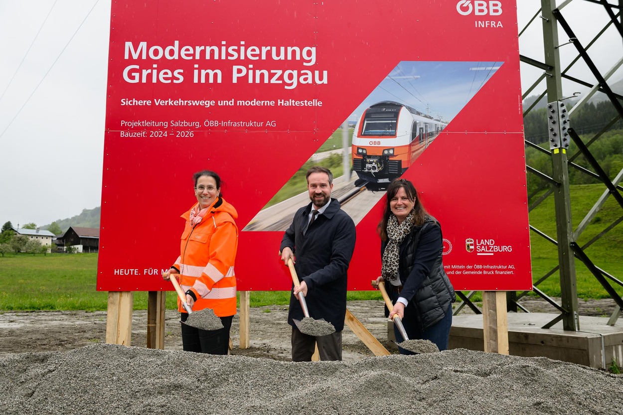 Spatenstich zur Modernisierung in Gries im Pinzgau